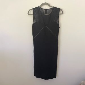 Erin Body Con dress with Mesh detail
